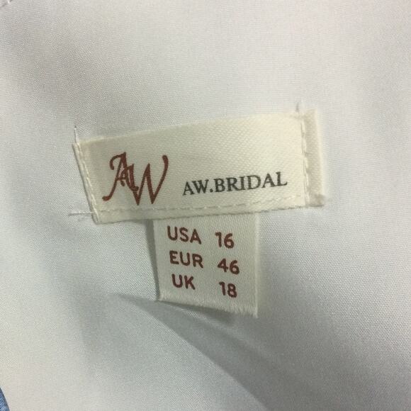 FORMAL PARTY AW 16 2X Plus Blue Oceanic fantasy bridesmaid maxi dress NEW B165 - Picture 5 of 8